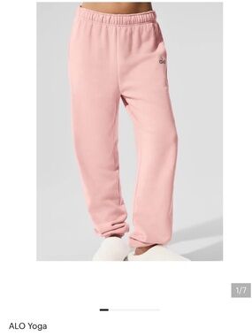 ALO Yoga Pink quartz accolade Sweatpants